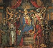 San Barnaba Altarpiece (Madonna Enthroned with Saints) gfj, BOTTICELLI, Sandro